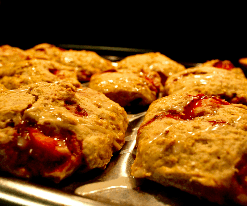 Scone in the Oven Fruit