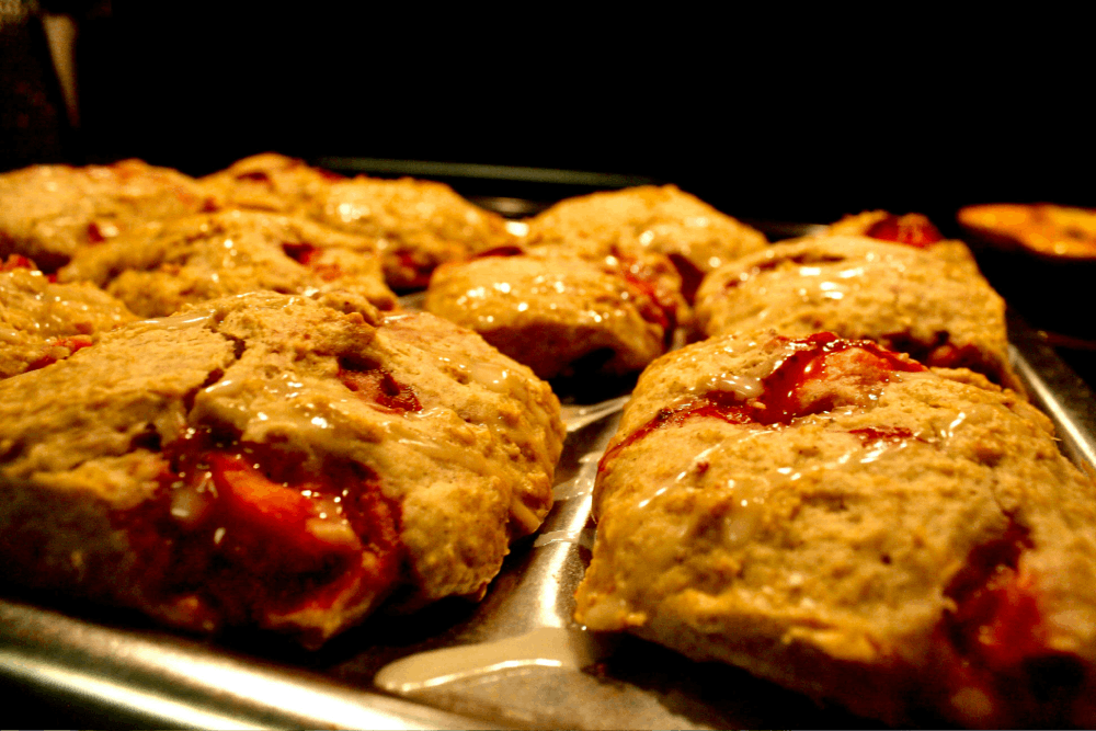 Scone in the Oven Fruit